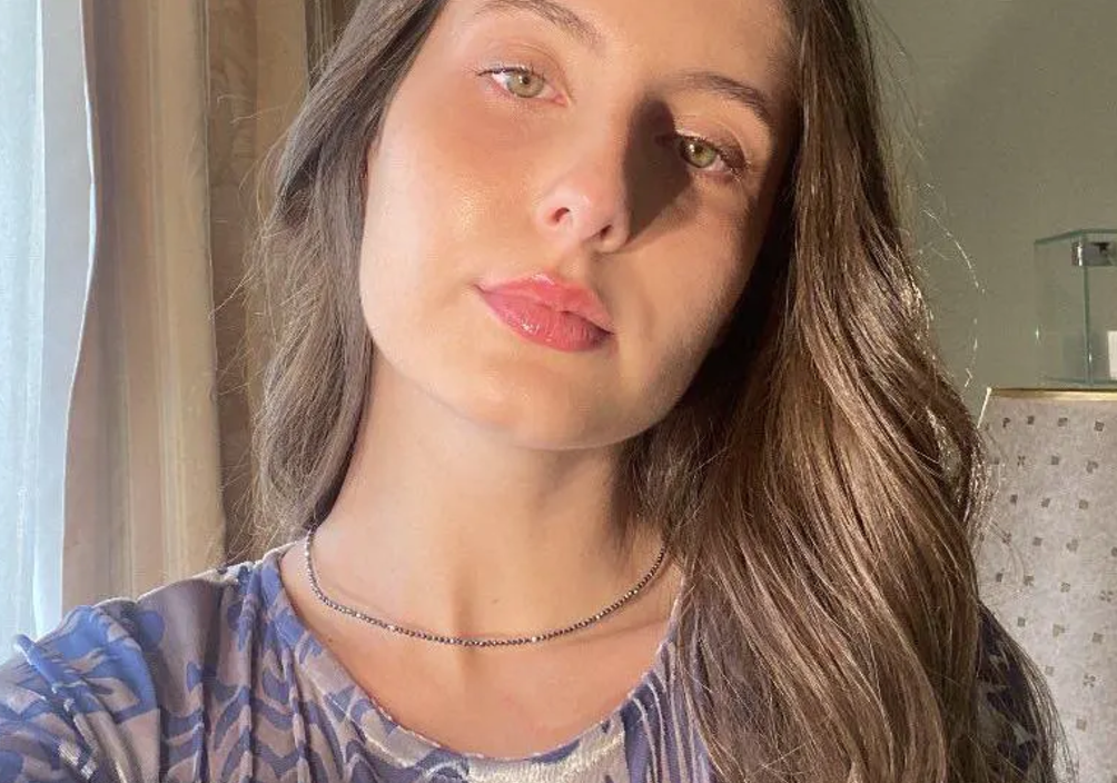 Necklace Meliae Nickel Polygonal Black