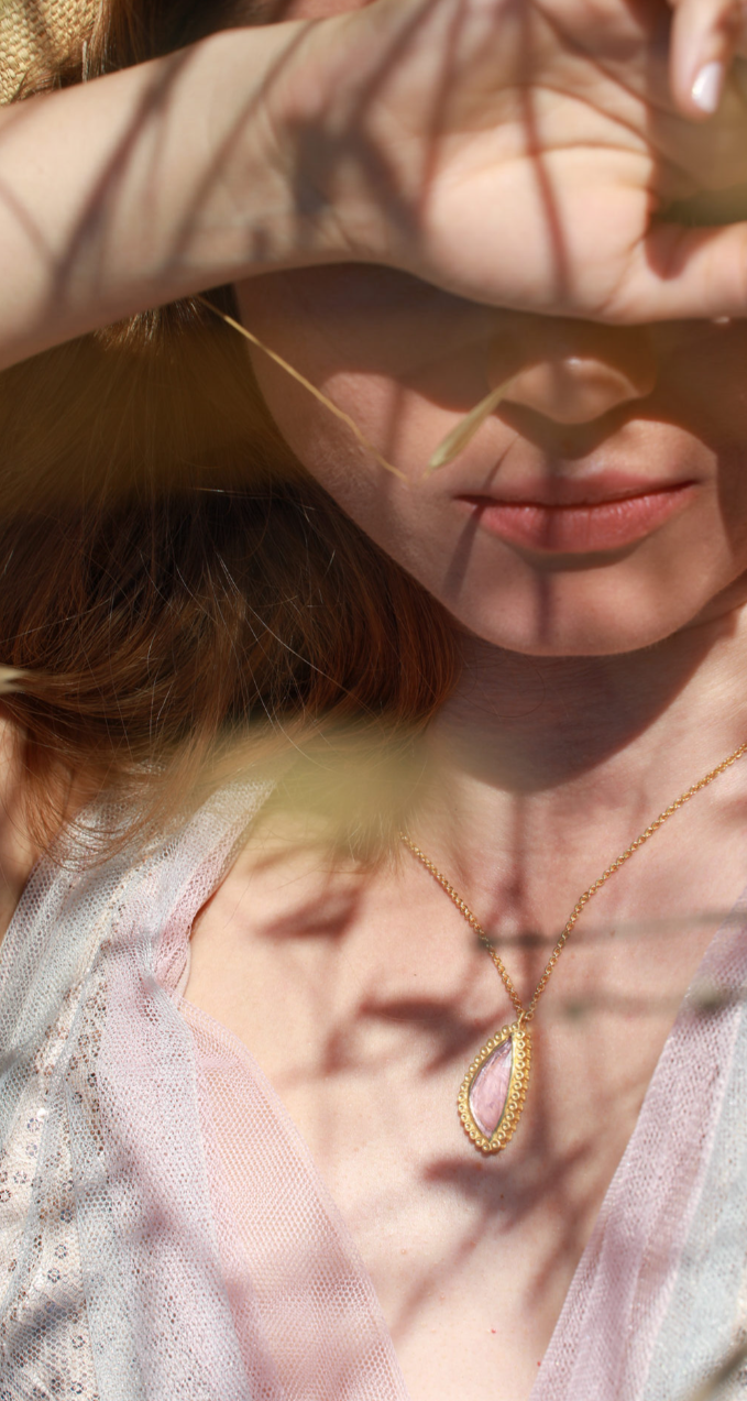 Necklace Kerykes Trillionish "Eleusis Collection"