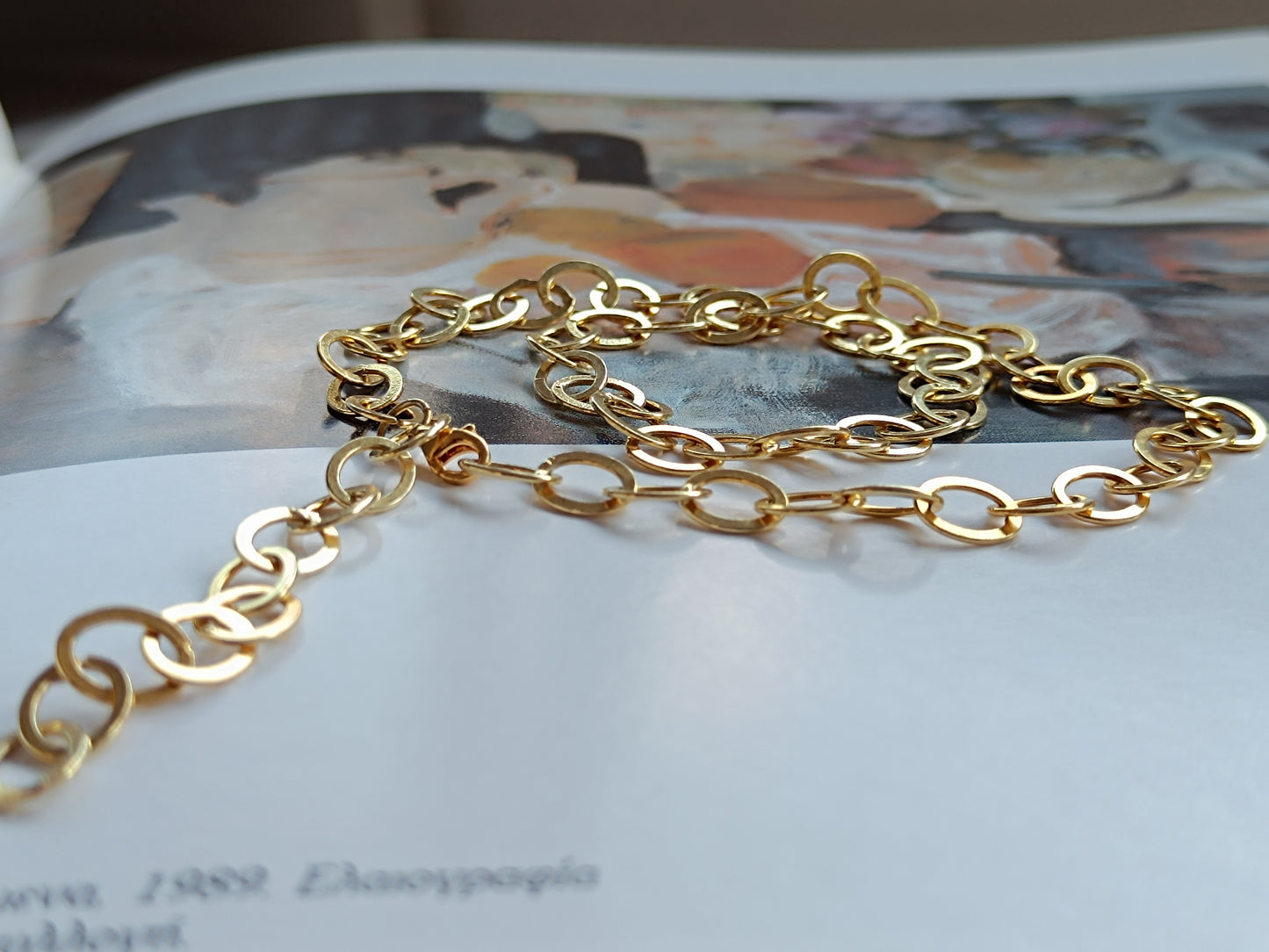 Necklace Argia Oval Link Chain