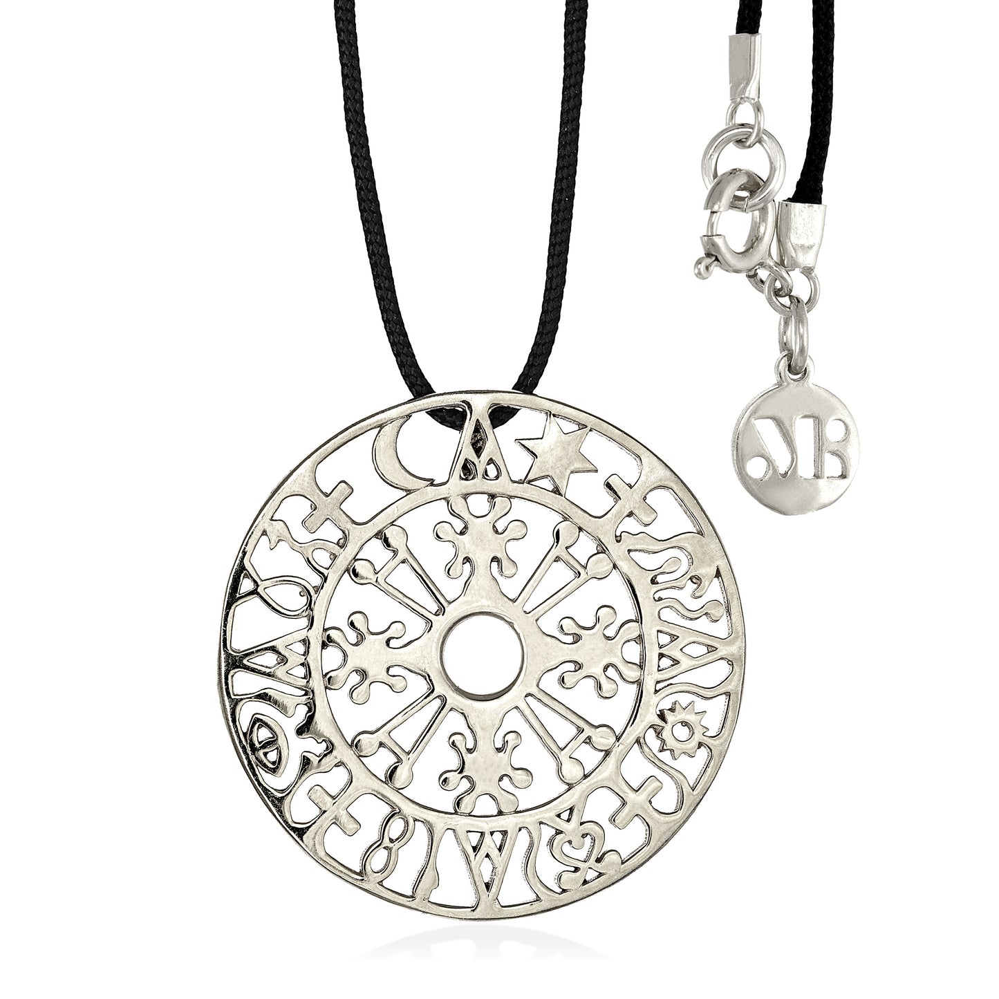 Necklace Kaleidoscope Silver "Kaleidoscope collection"