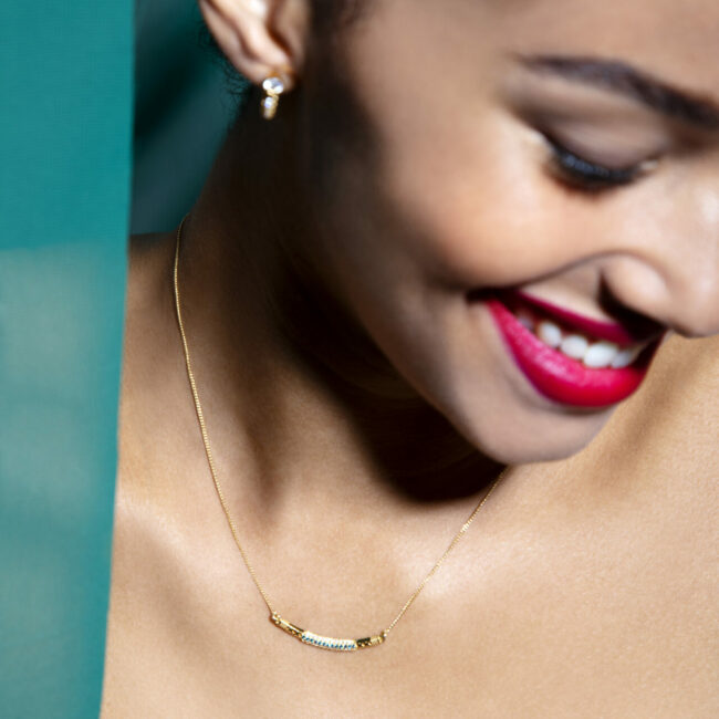 Gold 18k Necklace Antissa Thin "Mytilene FINE Collection"