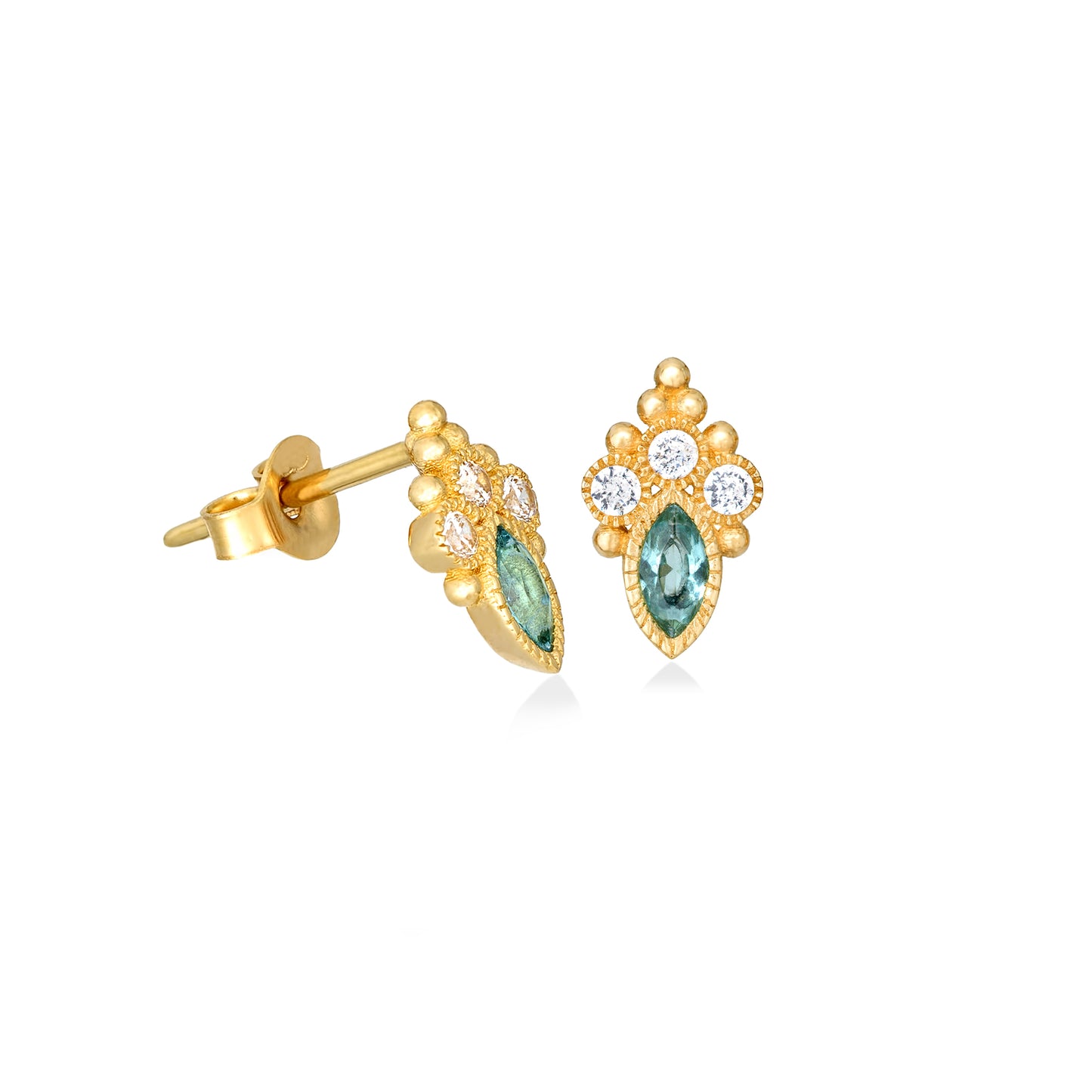 Royal Bloom – Stud Earrings