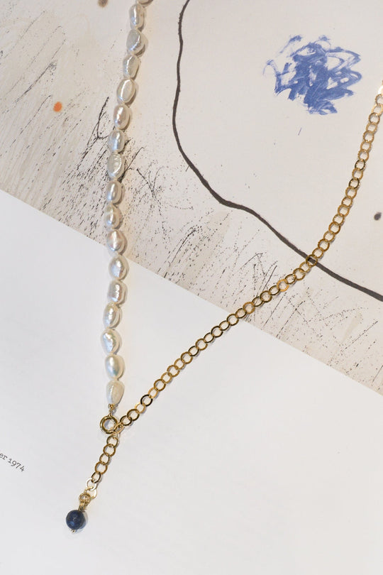 Necklace Miró Pearl - Gold Plated