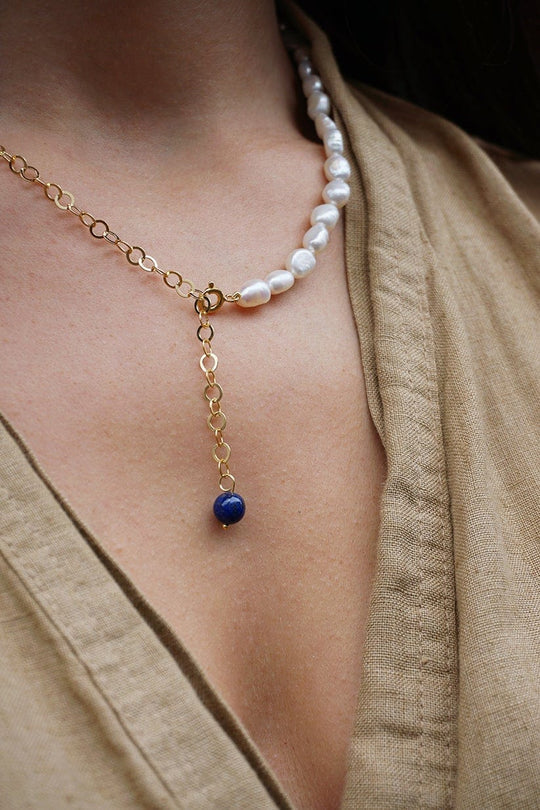 Necklace Miró Pearl - Gold Plated