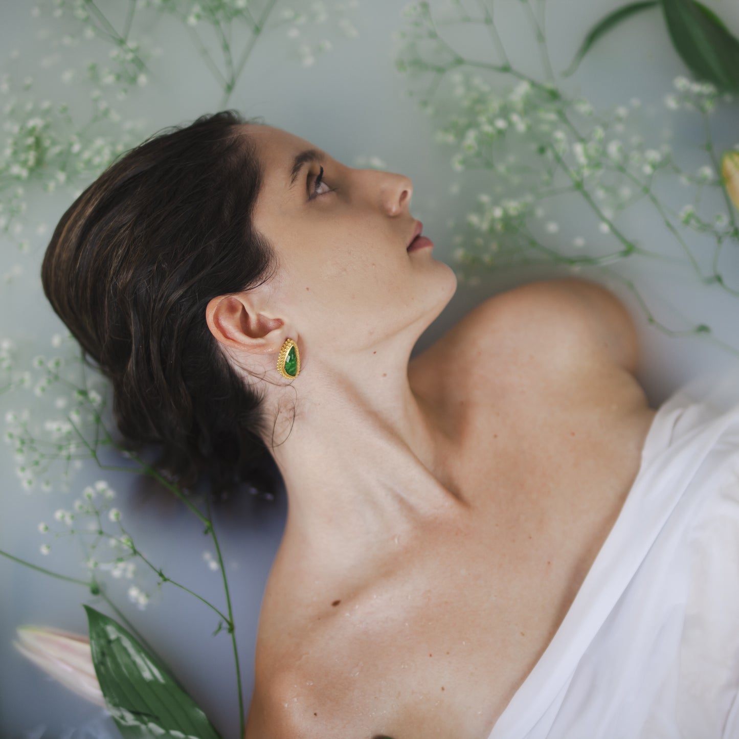 Earrings Kerykes Trillionish "Eleusis Collection"