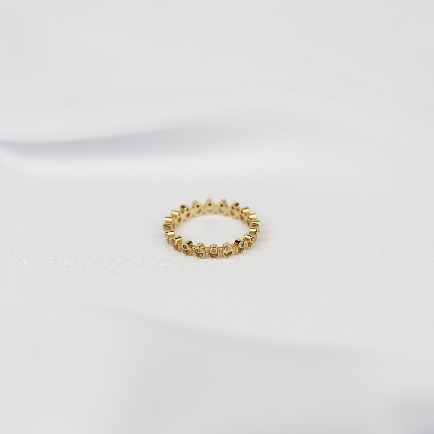 Gold 18k Ring Molyvdos Olovero "Mytilene FINE Collection"