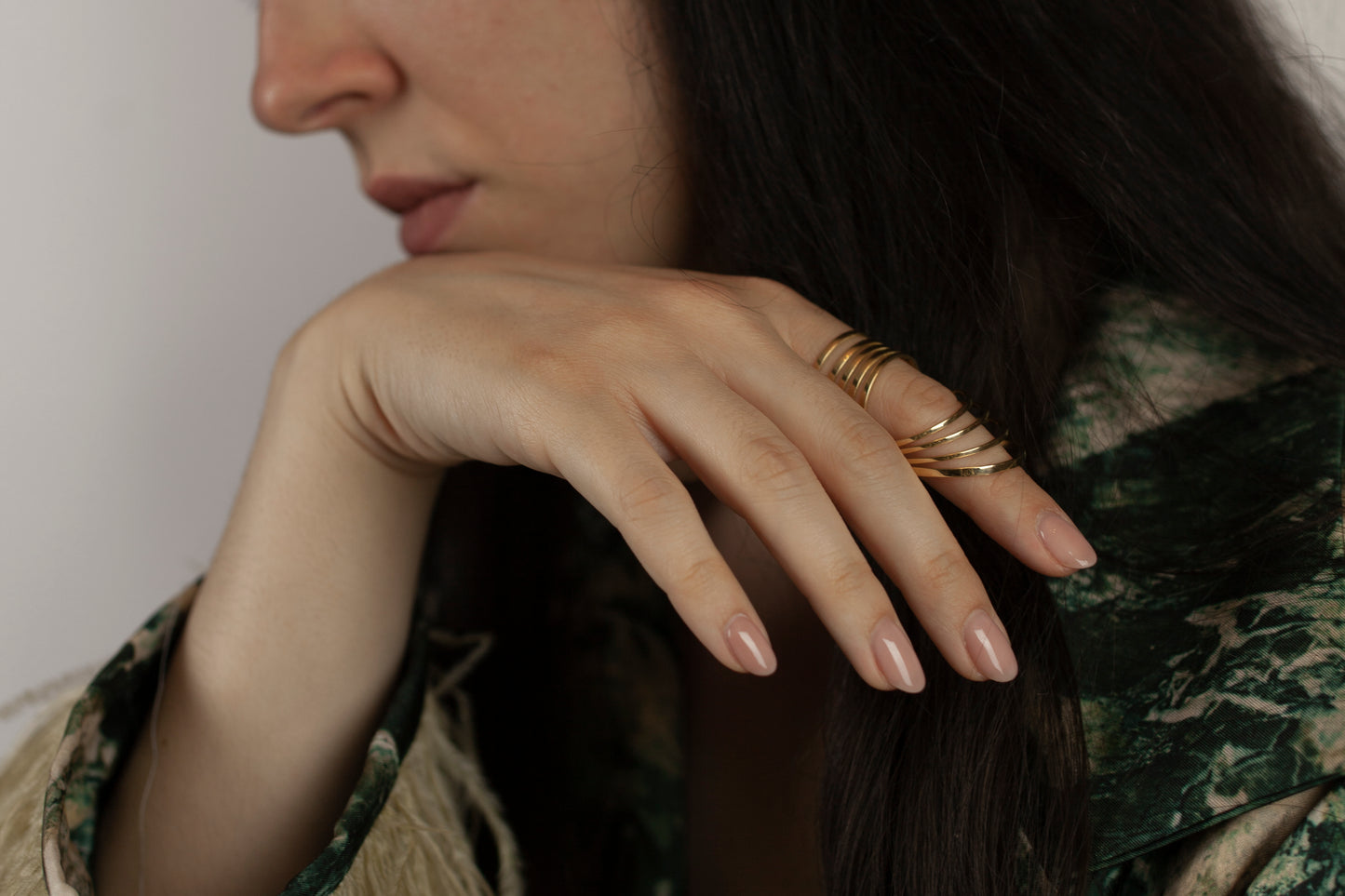 Gold 18k Ring Full Moon "Full Moon Collection"