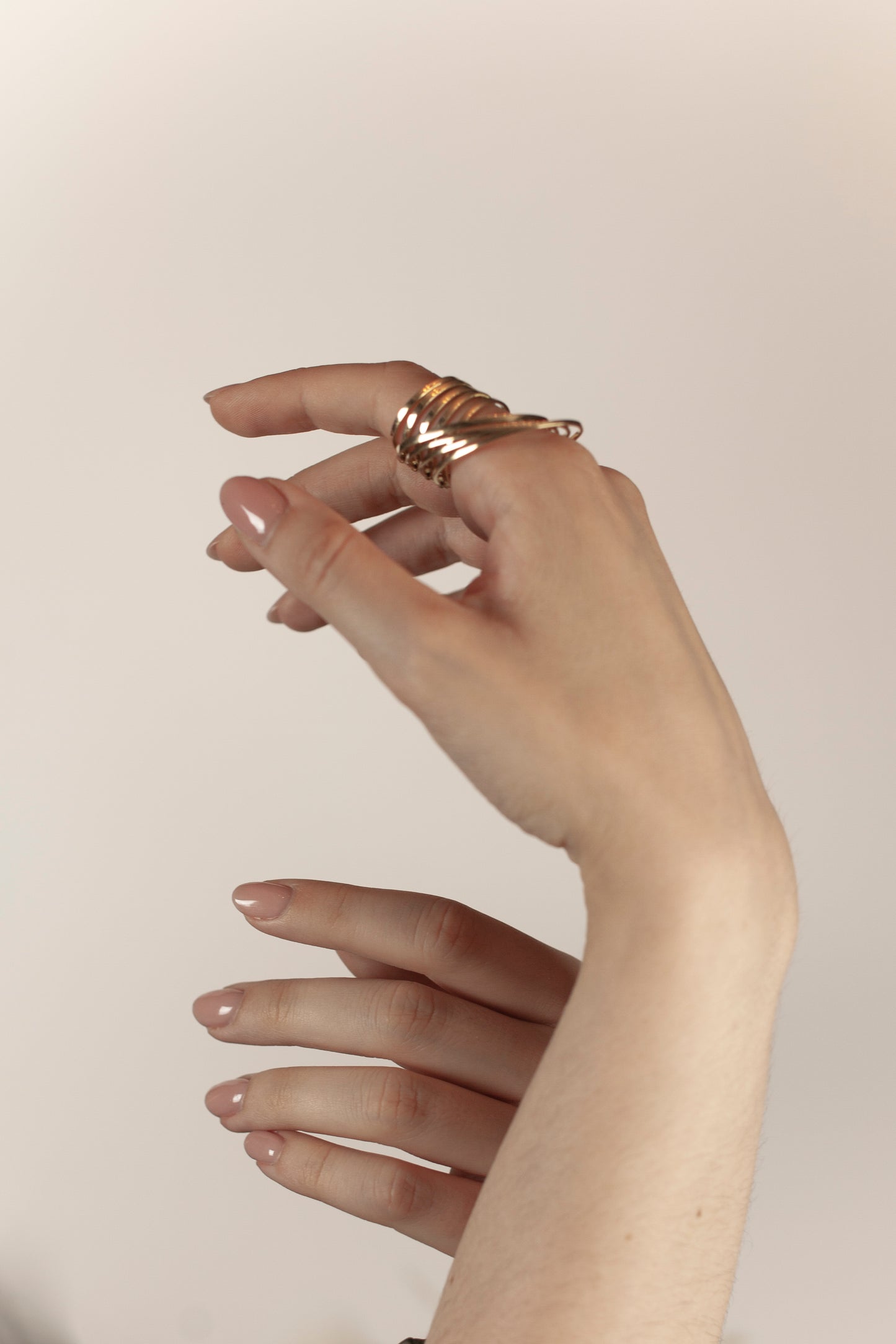 Gold 18k Ring Full Moon "Full Moon Collection"
