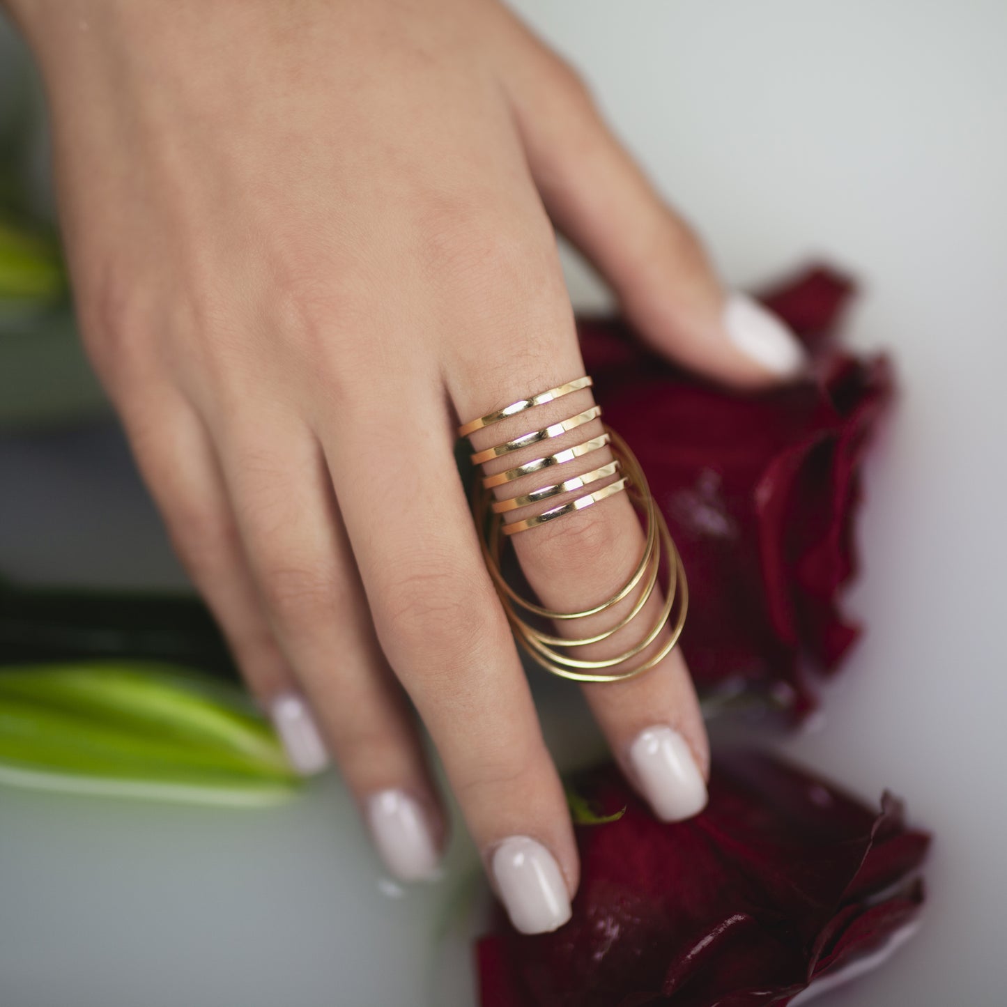 Gold 18k Ring Full Moon "Full Moon Collection"
