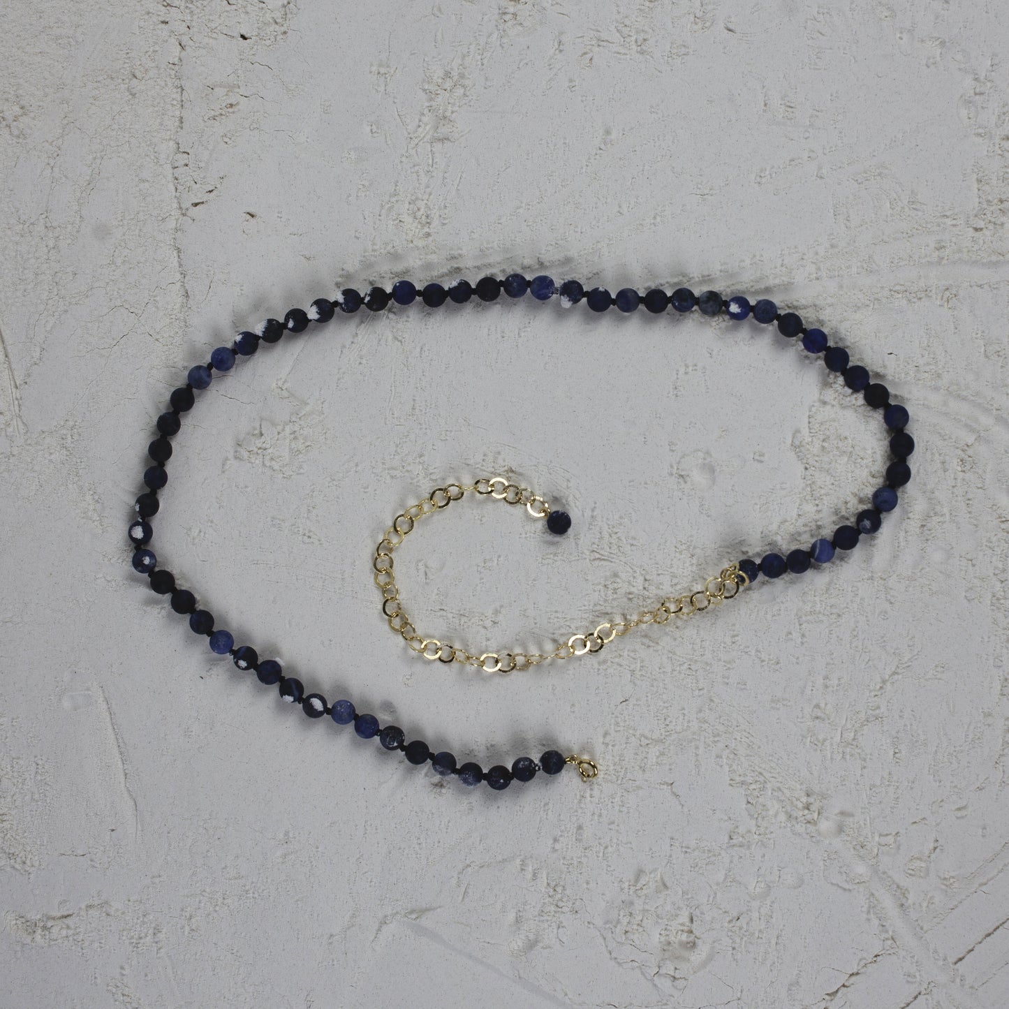 Necklace Chain Matte Blue "Unity Collection"
