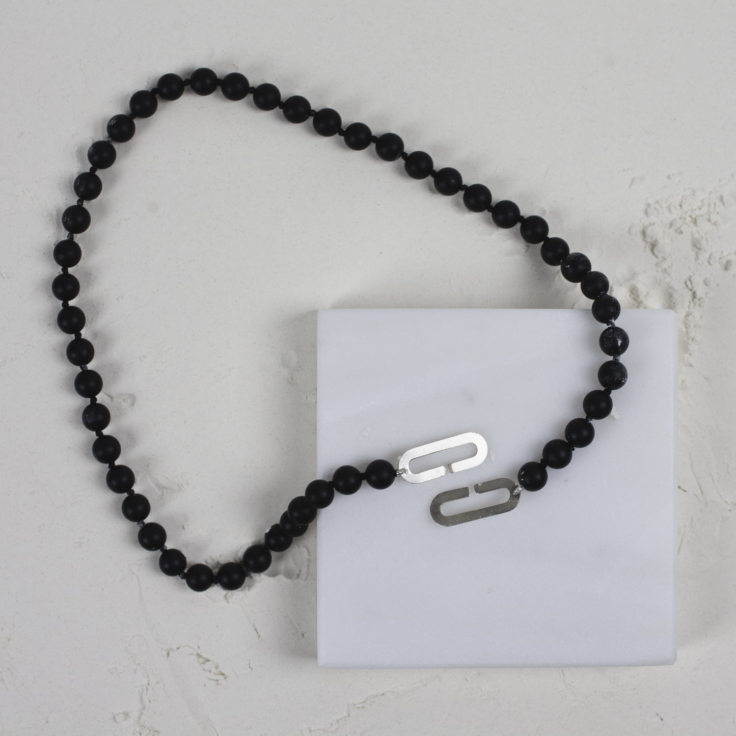 Necklace Matte Onyx Bead "Unity Collection"