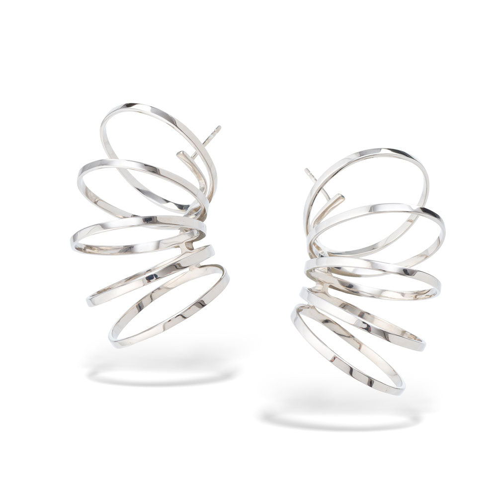 Earrings Eclipse Silver "Full Moon" Collection