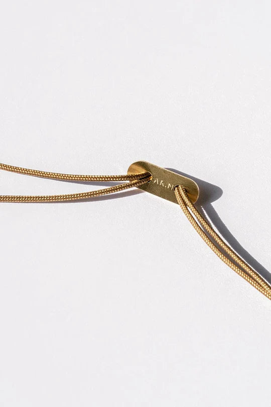 Oval Amulet Cord Necklace "Unity Collection"