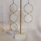 Earrings Asymmetrical 18K gold