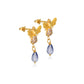 Queen Bee – Stud Earrings (Amethyst)