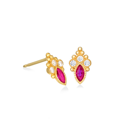 Royal Bloom – Stud Earrings