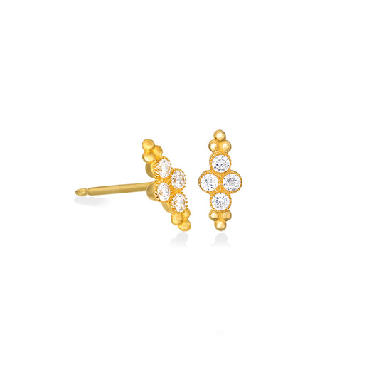 Royal Bloom – Stud Earrings