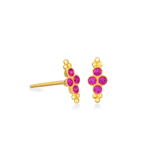 Royal Bloom – Stud Earrings
