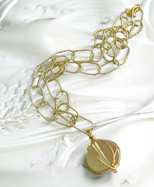 Lemon Citrine Necklace