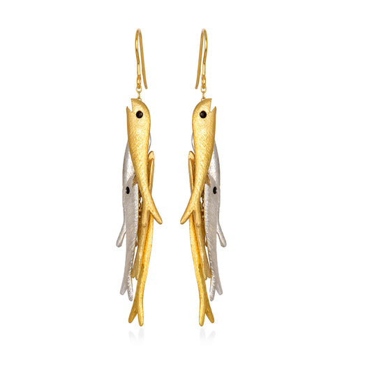 Fish Pendant – Mixed Metals