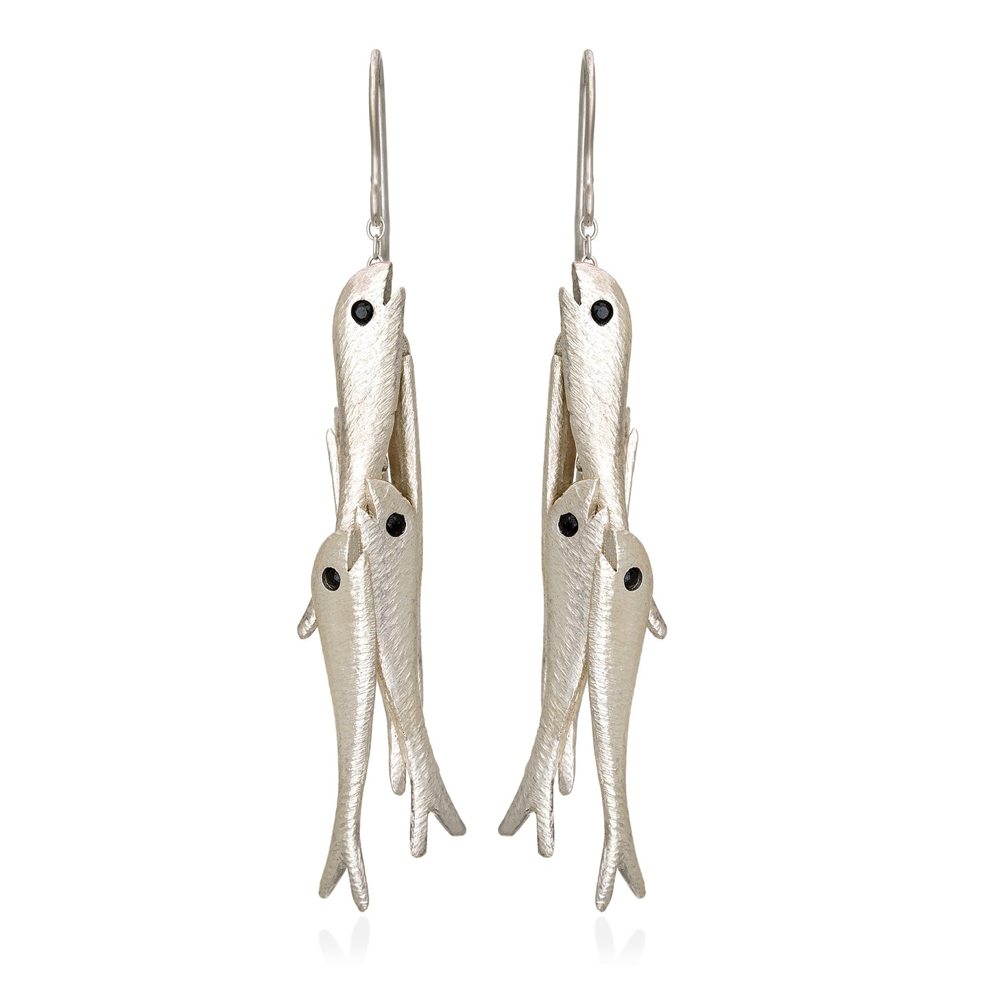 Fish Earrings – Silver