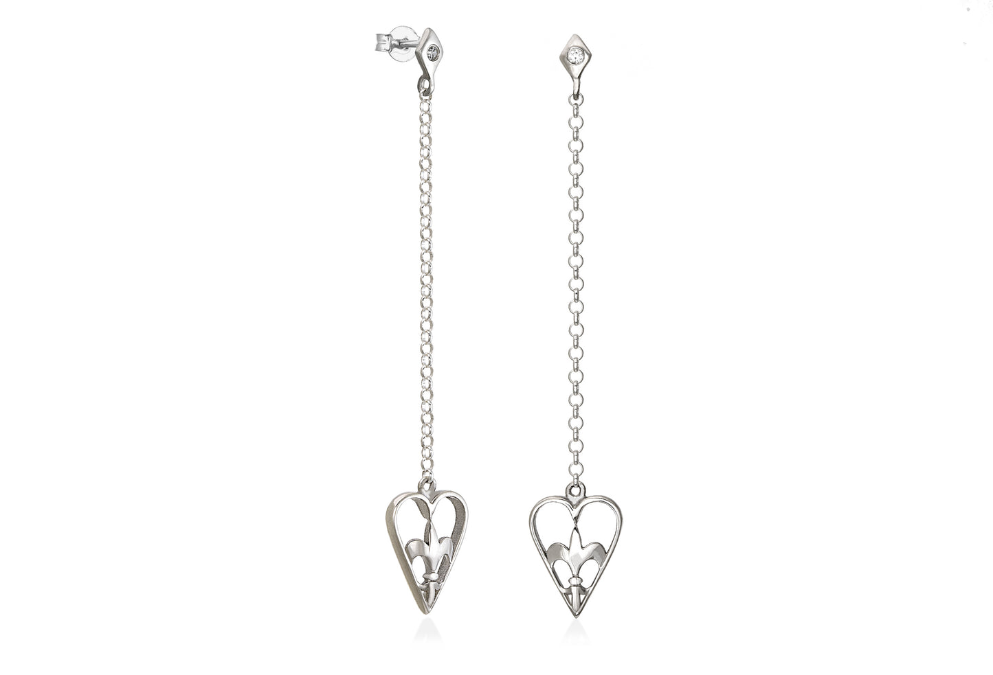 Heartshield – Long Earrings