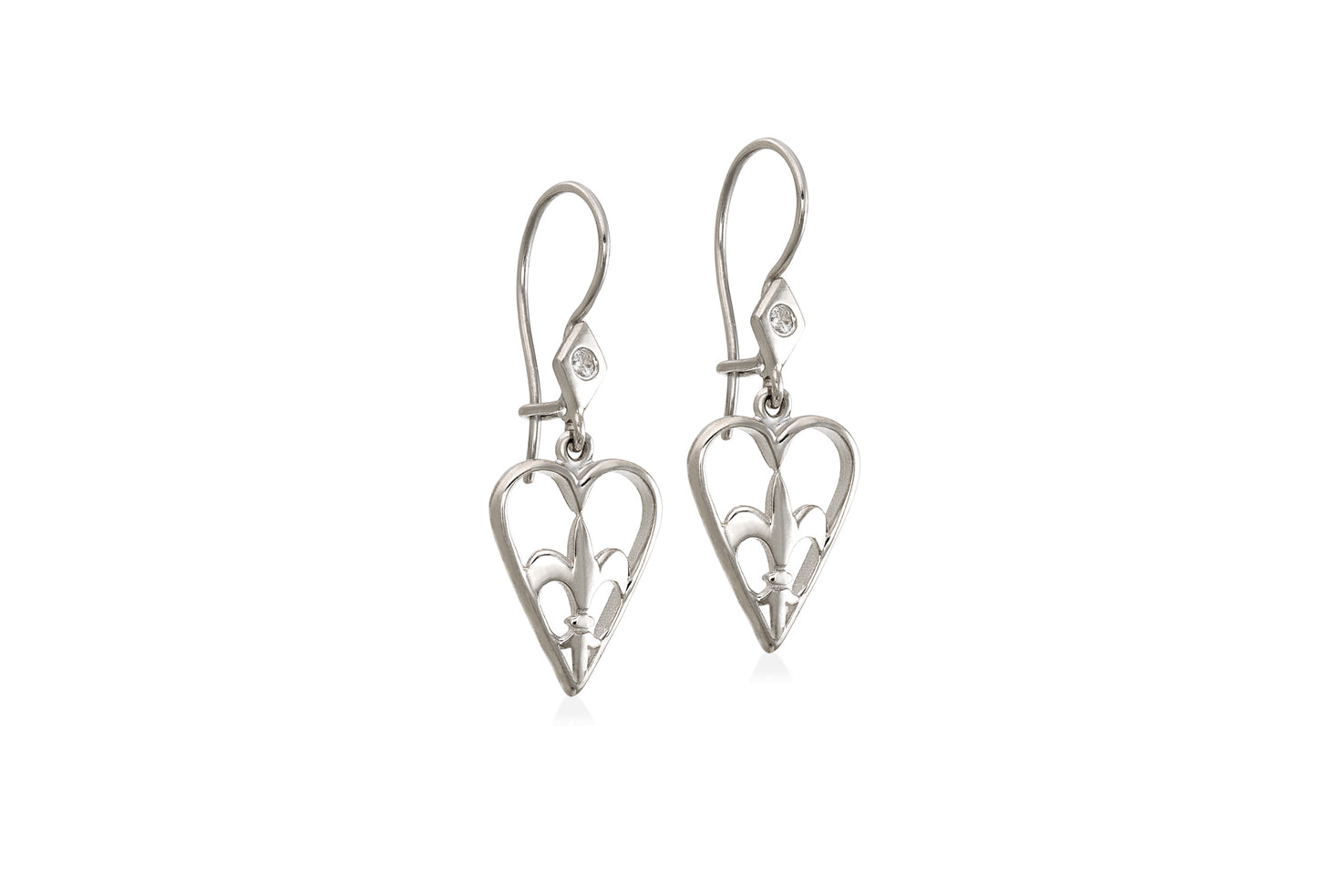 Heartshield – Hook Earrings (Silver 925)