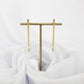 Earrings Bar Pearl Gold Plated "Vermeer Collection"