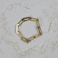 Bracelet Flat Oval Link Chain Gold Plated "Unity Collection"
