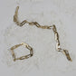 Bracelet Flat Oval Link Chain Gold Plated "Unity Collection"