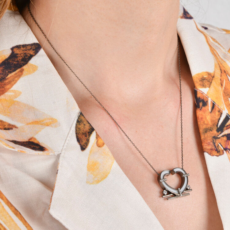 Necklace Heart "Glass Collection"