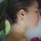 Gold 18k Earrings Flamenco Mini "Shall we dance Collection"