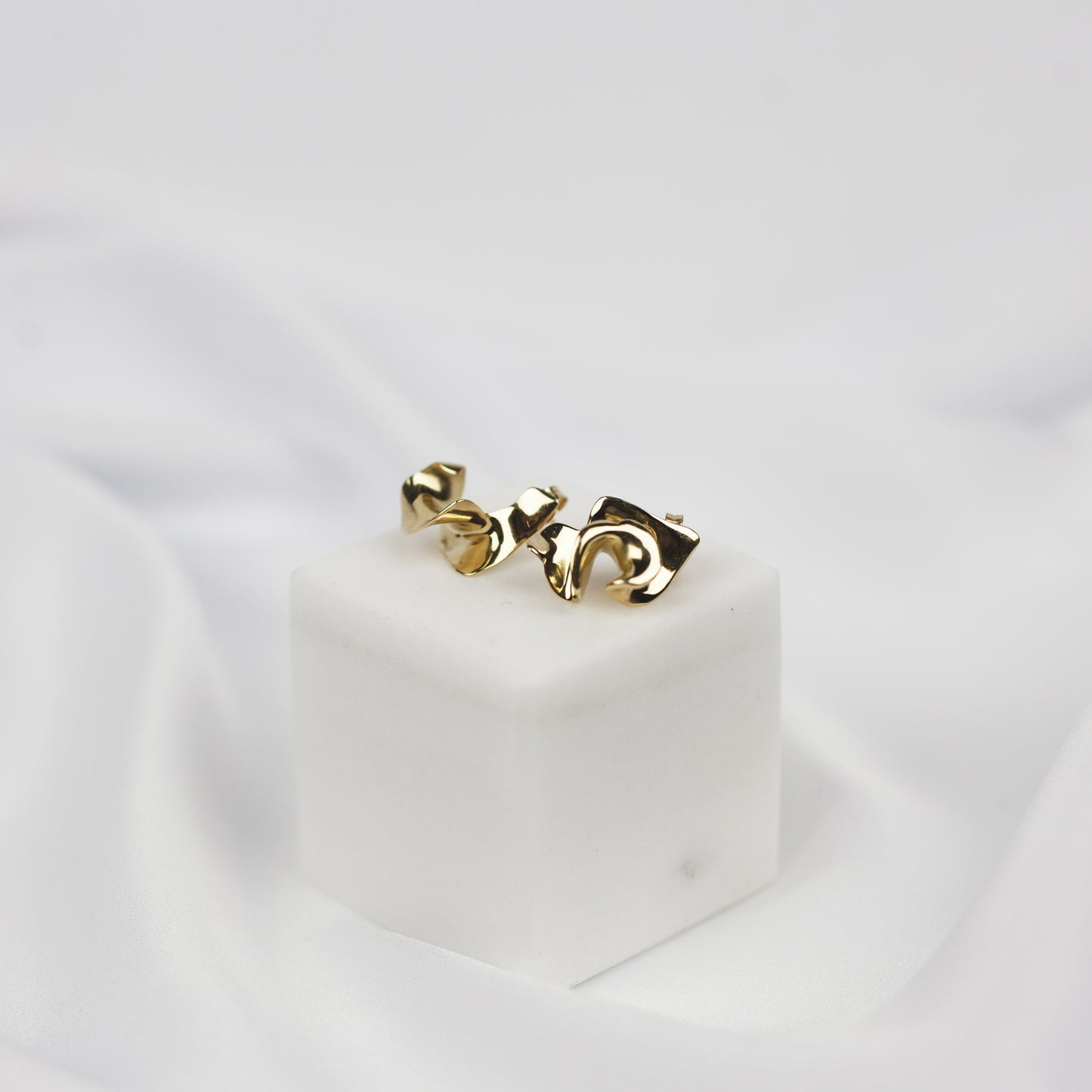 Gold 18k Earrings Flamenco Mini "Shall we dance Collection"
