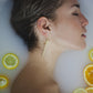Gold 18k Earrings Lysithea "Milky Way Collection"
