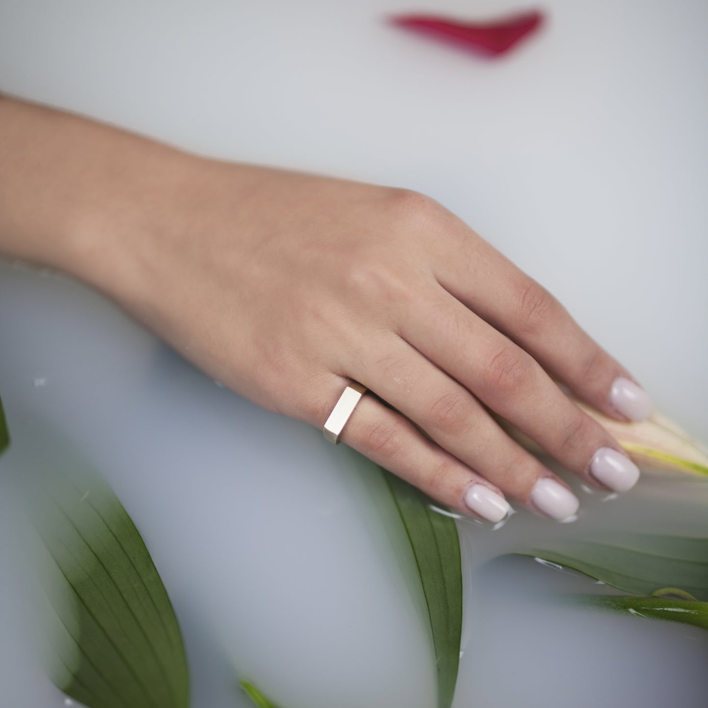 Gold14k Ring Chevalier Signet "UNITY Collection"