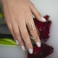 Gold 18k Ring Full Moon "Full Moon Collection"