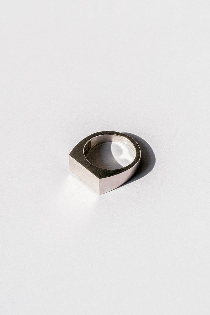 Δαχτυλίδι Large Signet Silver "Unity Collection"